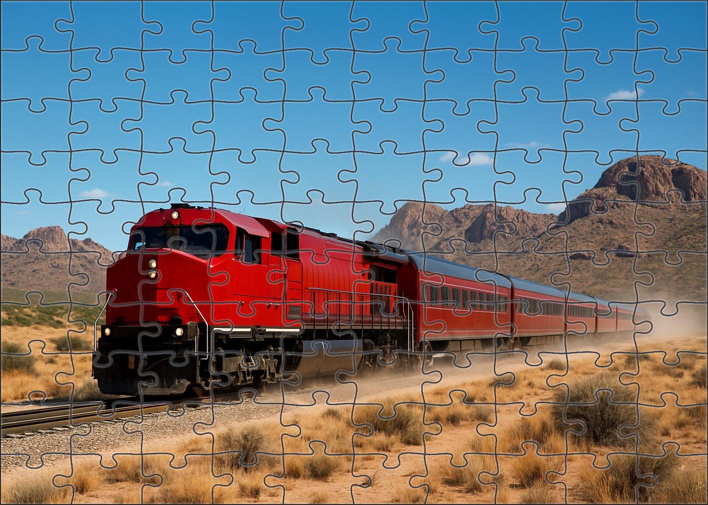 Crimson Comet Diesel Express 20 Piece Puzzle