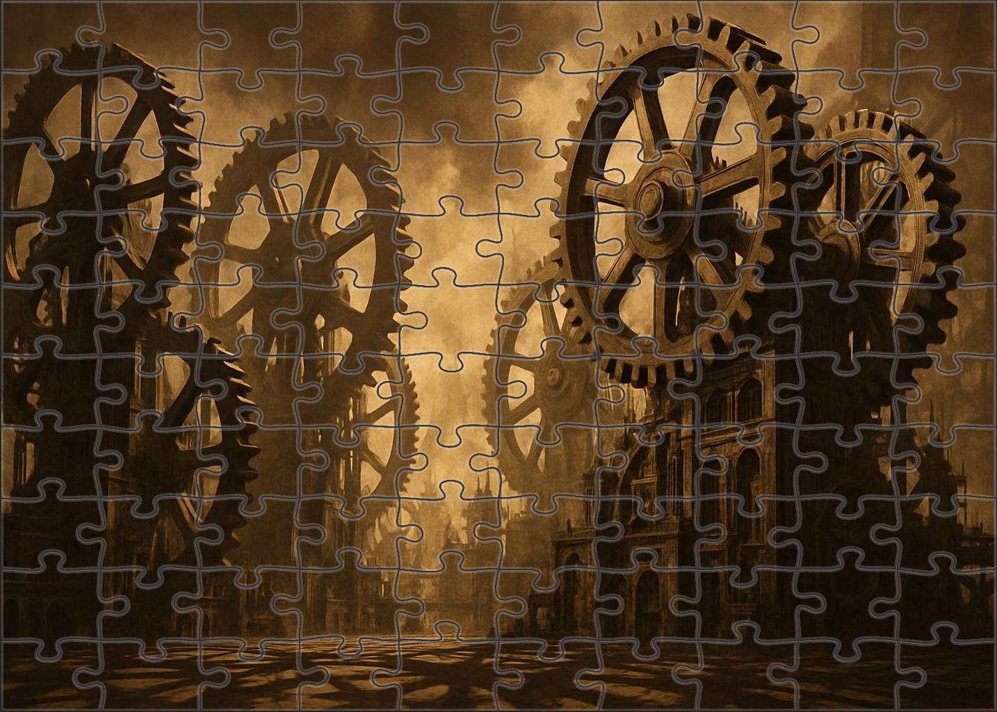 Metropolis Of Clockwork Shadows Gears Casting Moving Darkness Puzzle Fun