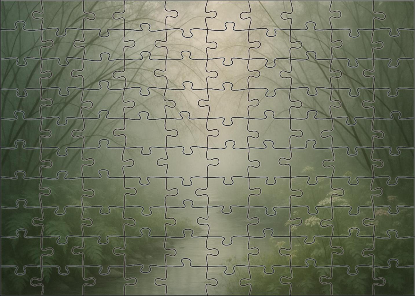 Misty Willow Thicket 300 Piece Puzzle