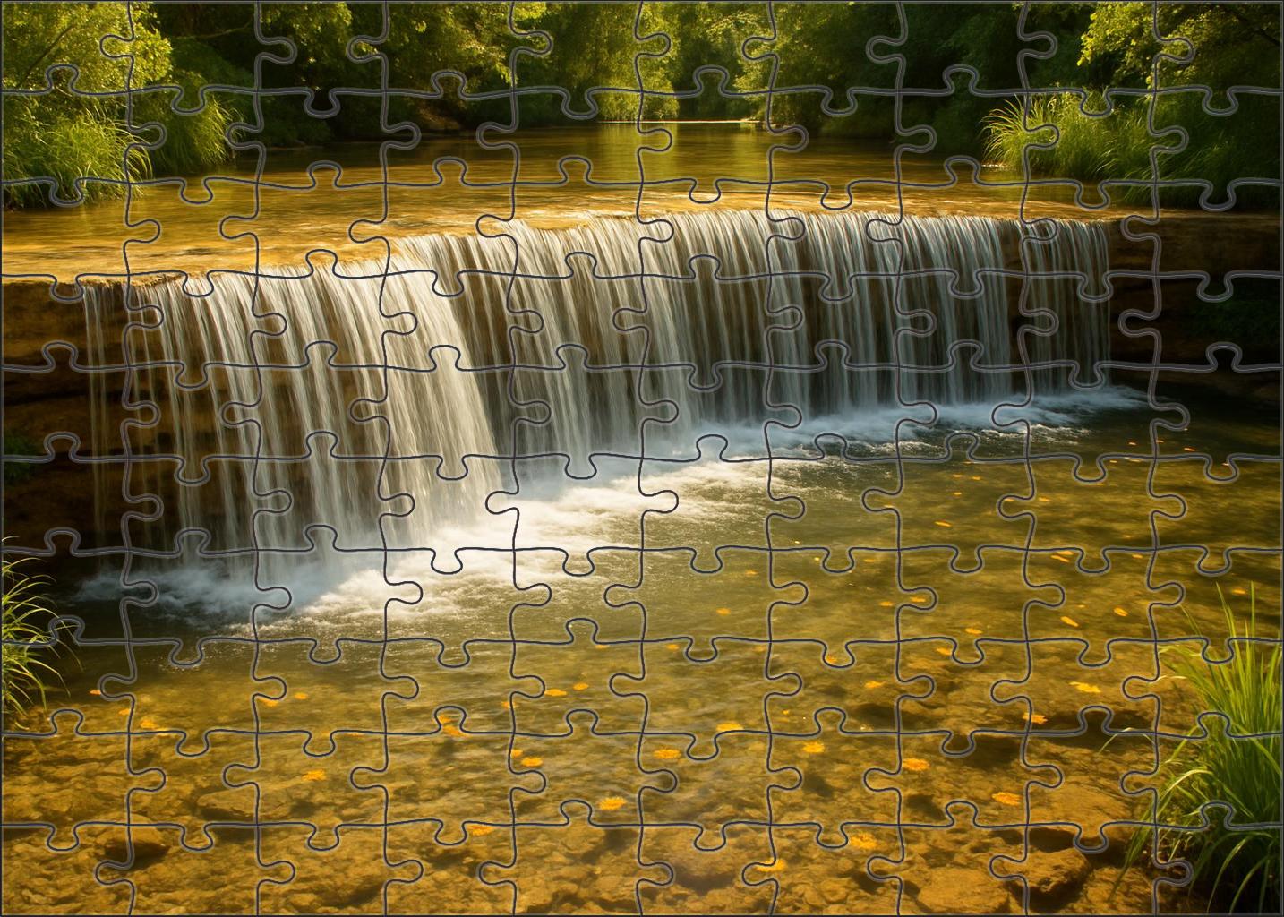 Golden Hollow Flow Easy Puzzles