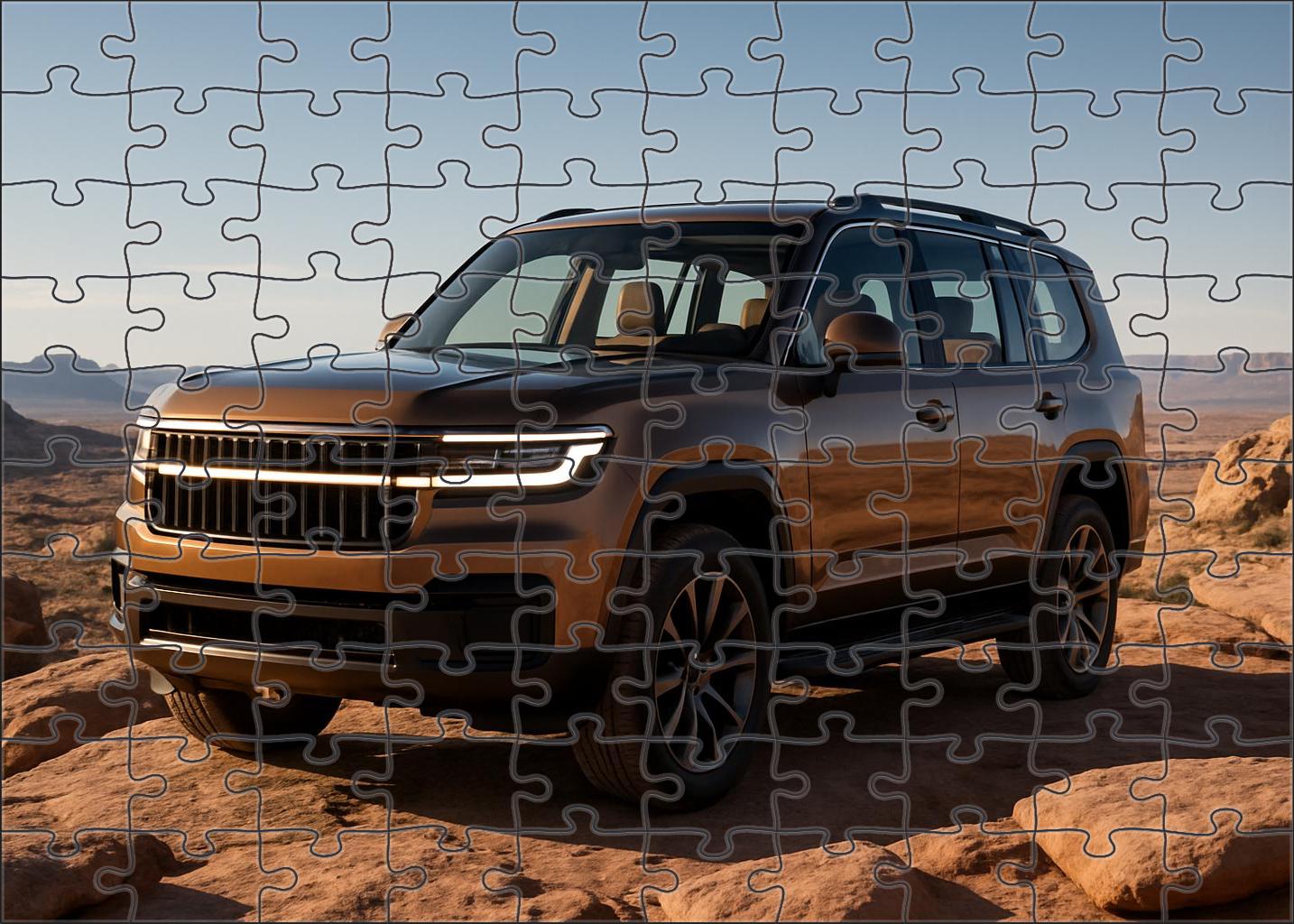 Celestial Voyager 4x4 Ultra-luxury Expedition Cruiser With V8 Bi-turbo Power 300 Piece Puzzle