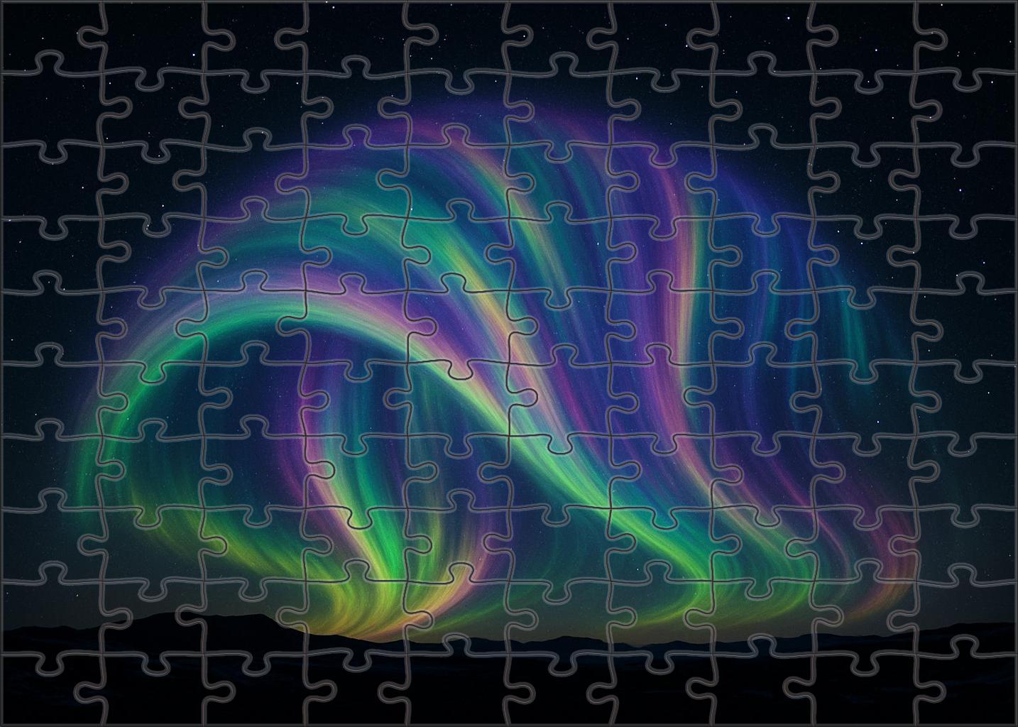 Polar Aurora Dome Unique Puzzle Design