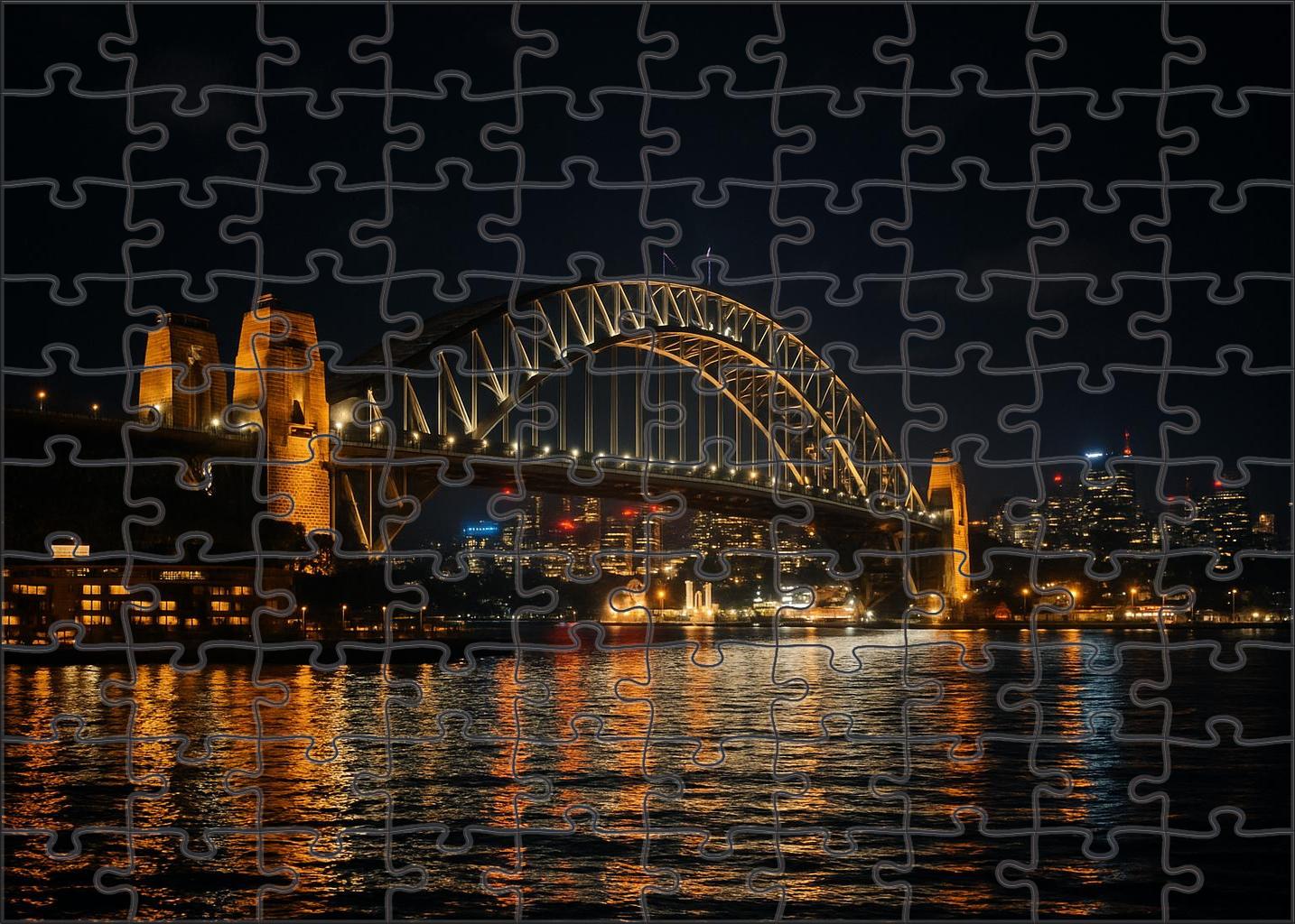 Sydney Harbour Bridge Located In Sydney Australia Recognized By 7260 Globally As A Feat Of Engineering 1000 Piece Puzzle
