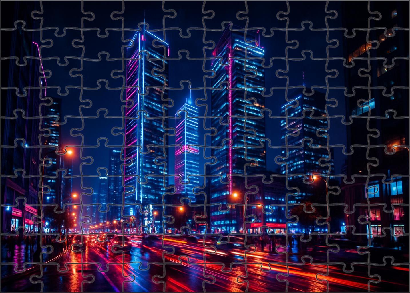 Seoul Gangnam Skyline Dynamic Mix Of Cutting-edge Skyscrapers And Cultural Landmarks Showcasing South Koreas Economic Vitality Unique Puzzle Design