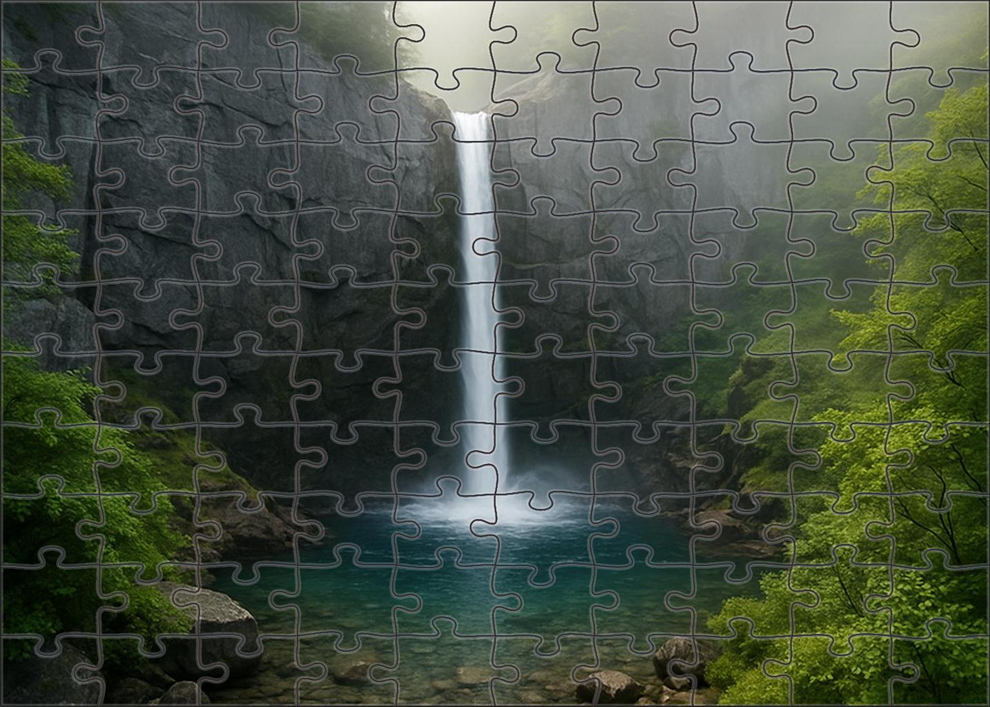 Ivory Veil Plunge 200 Piece Puzzle