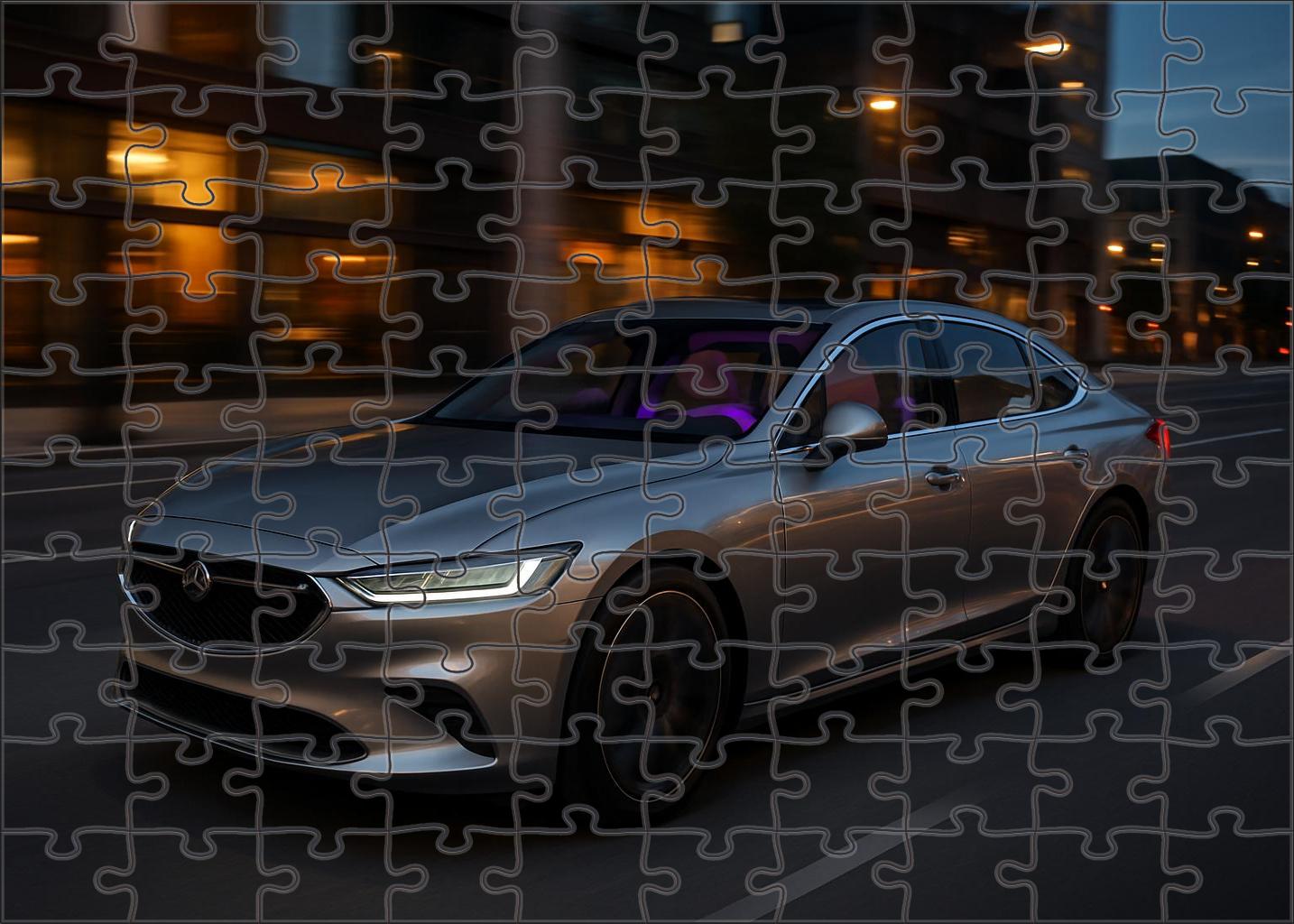 Seraphina Vela Hybrid Elegant Four-door Performance Sedan Puzzle For Kids