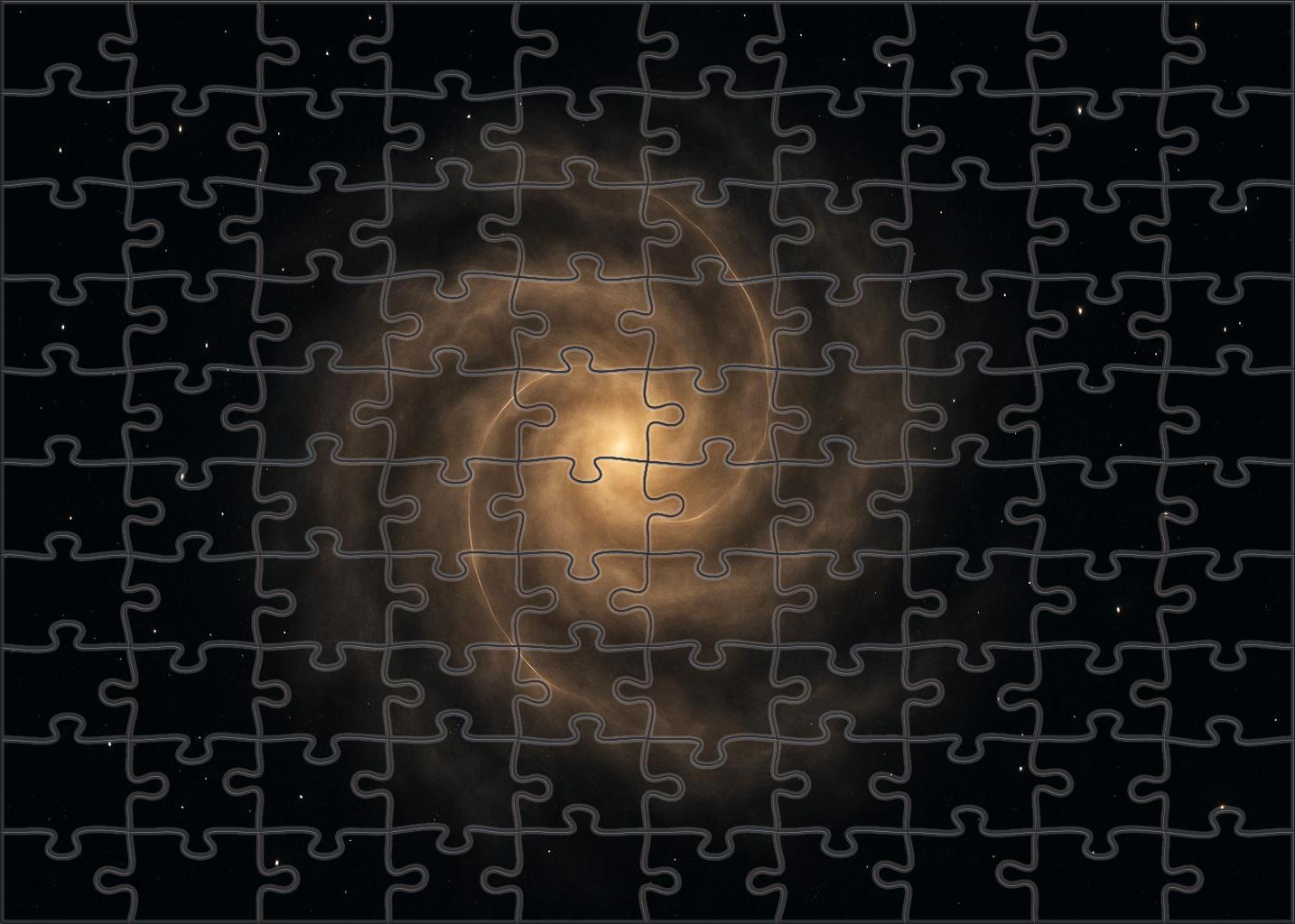 Celestial Spiral Dust Cloud 100 Piece Puzzle