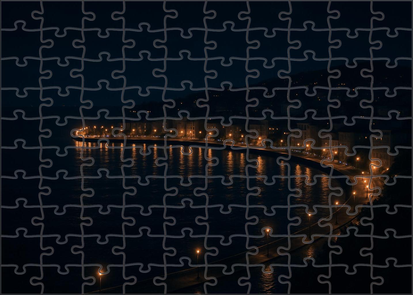 Mumbai Marine Drive Skyline Known As The 'queens Necklace' This Curving Coastal Skyline Glows With Lights And Art Deco Buildings Unique Puzzle Design