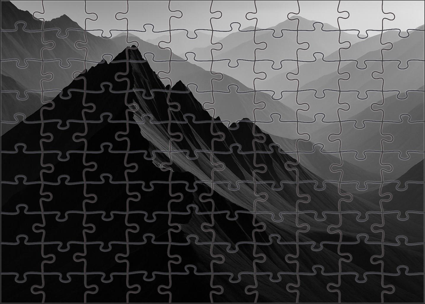 Shadowed Ridge Line Diagram 300 Piece Puzzle