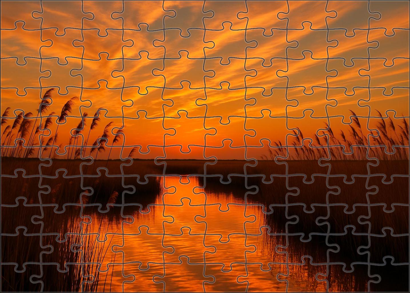 Golden Twilight Marsh Challenging Puzzles