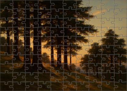 Sunset Cedar Ridge Easy Puzzles