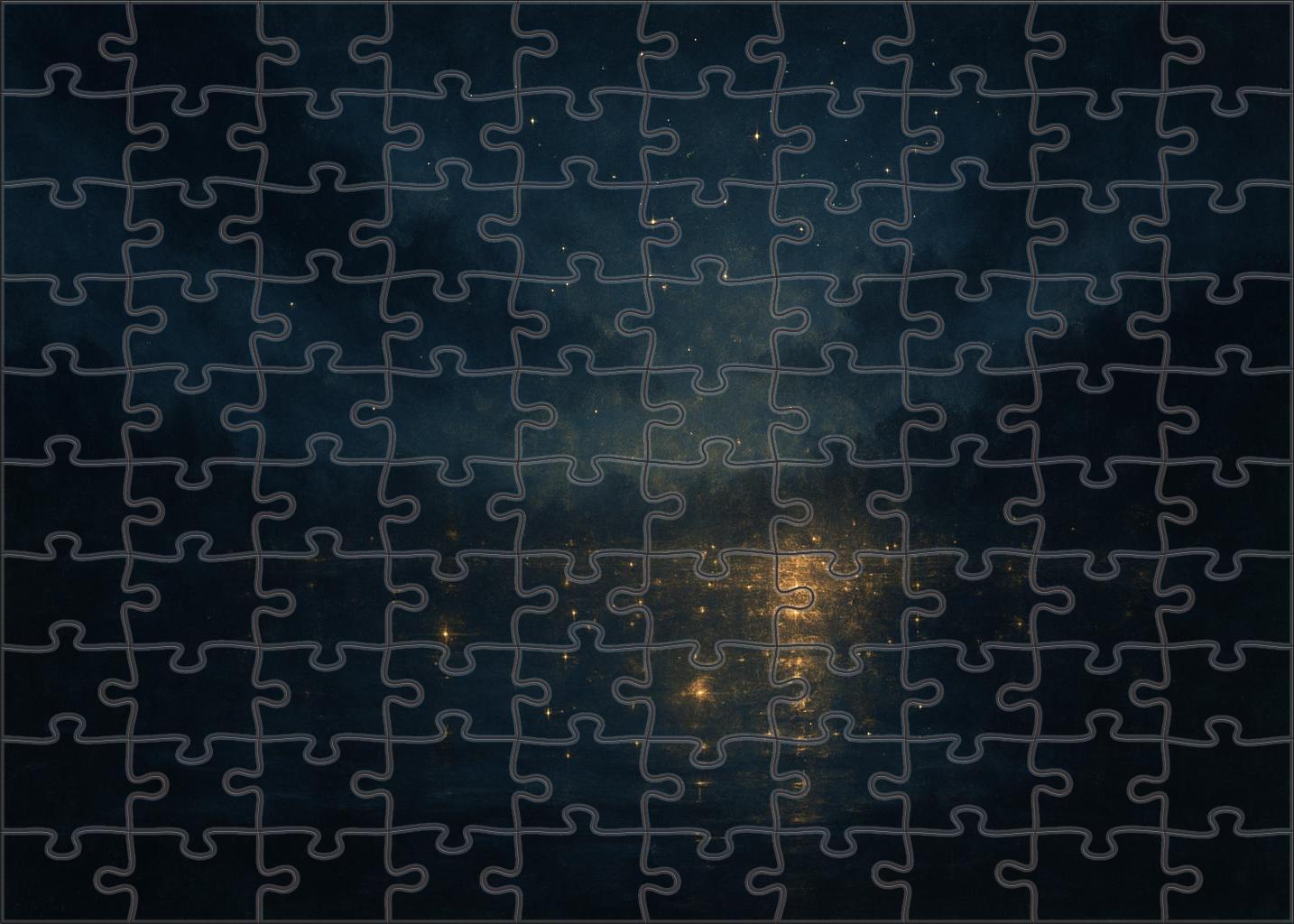 Whistlers Nocturne In Black And Gold Puzzle For Kids