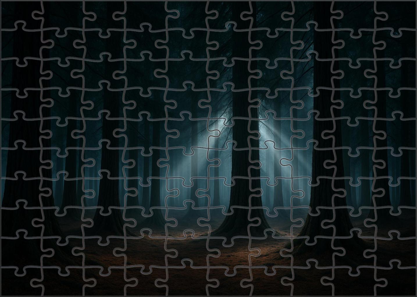 Dusky Cedar Hollow Premium Puzzle Pieces