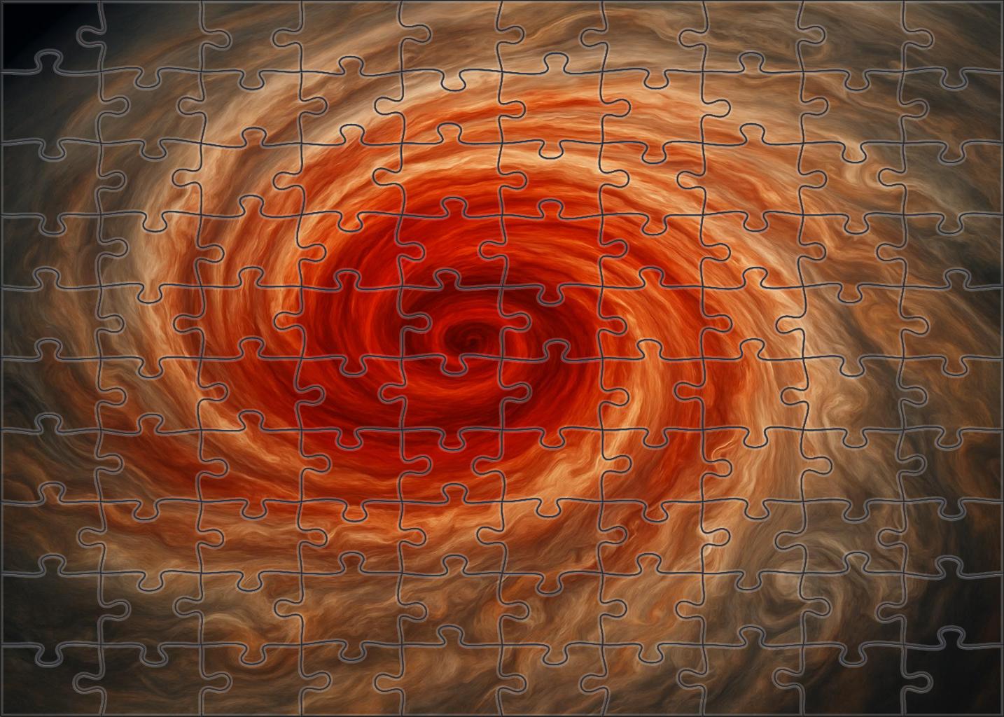 Crimson Storm Cyclone 100 Piece Puzzle