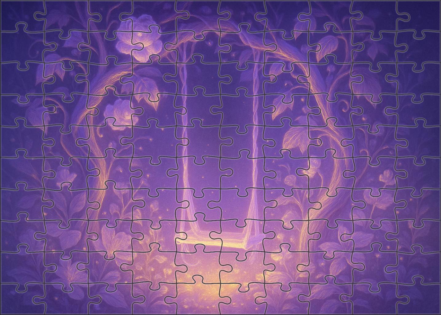 Dreamweavers Garden Swing 500 Piece Puzzle