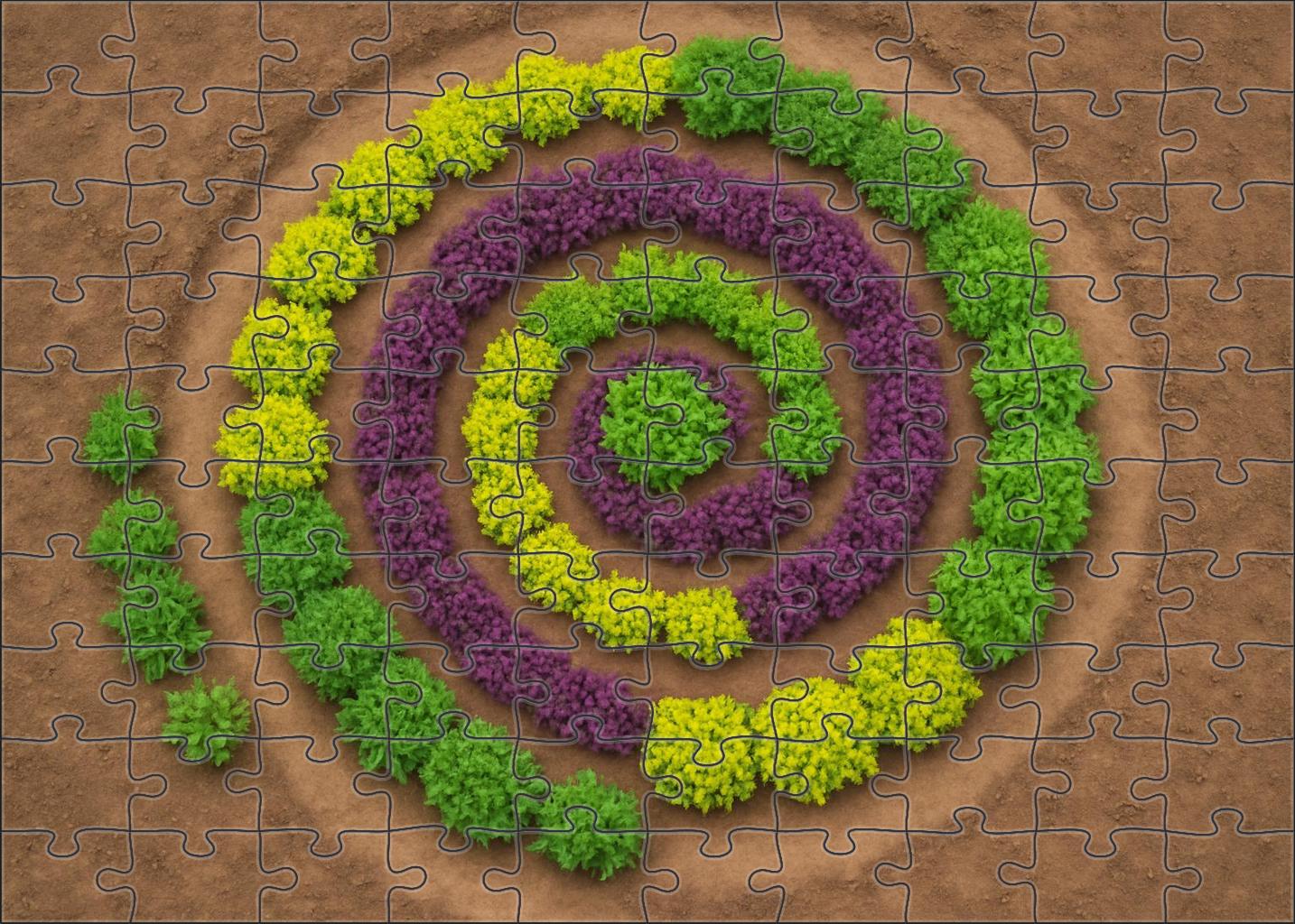 Wild Herb Spiral Garden Challenging Puzzles