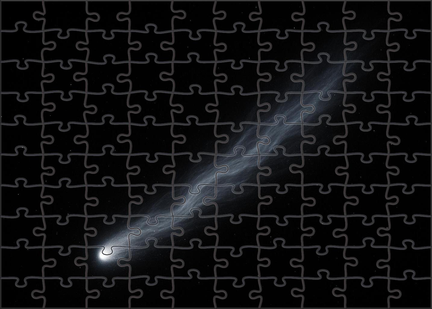 Silver Comet Tail Veil Puzzle Collection