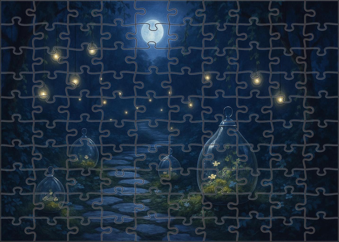 Midnight Garden Enchantment 300 Piece Puzzle