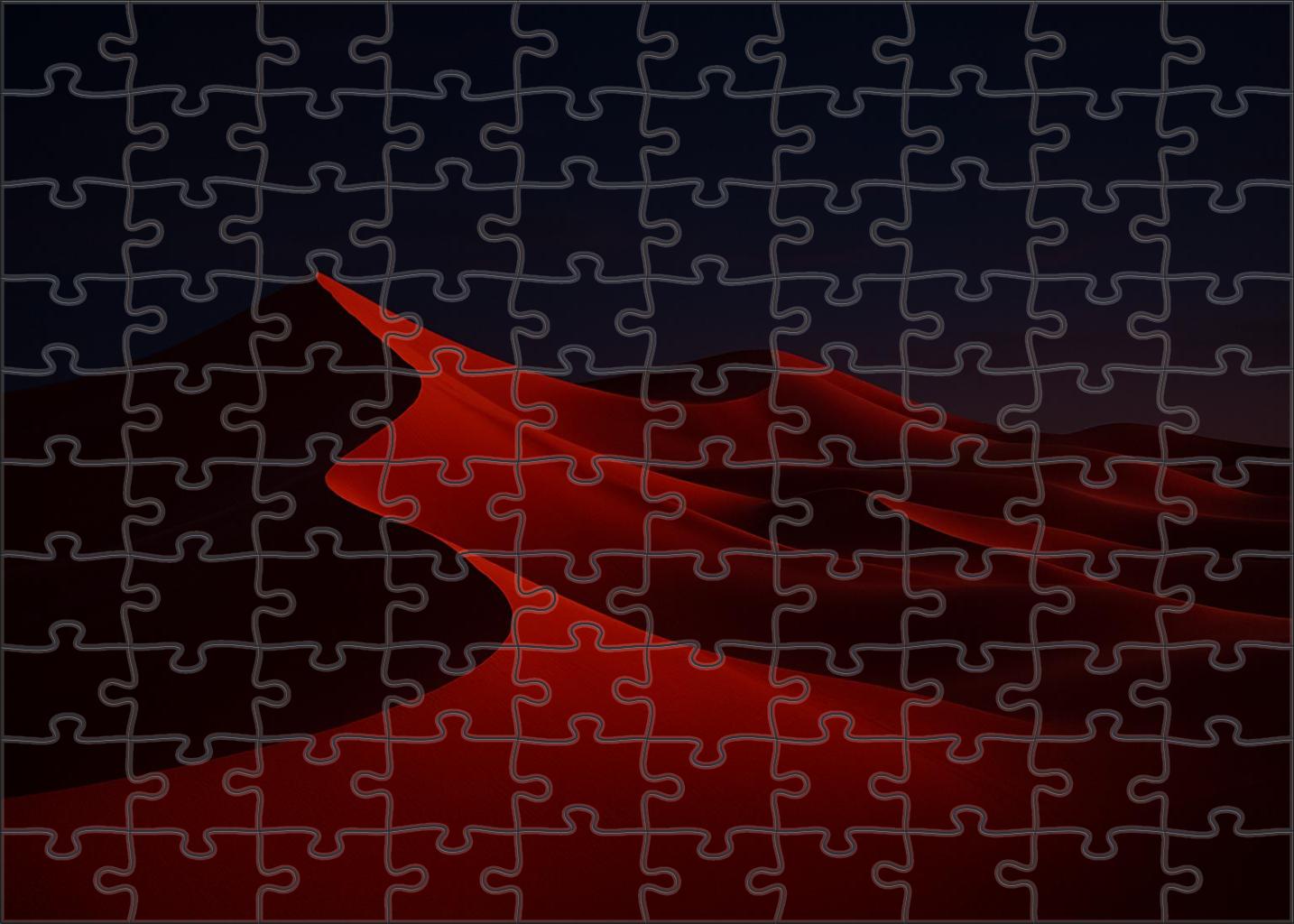 Crimson Dunes At Twilight 1000 Piece Puzzle