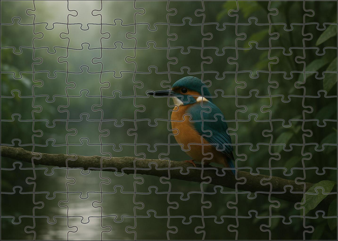 Rusty-backed Kingfisher Elusive Riverine Jewel Challenging Puzzles