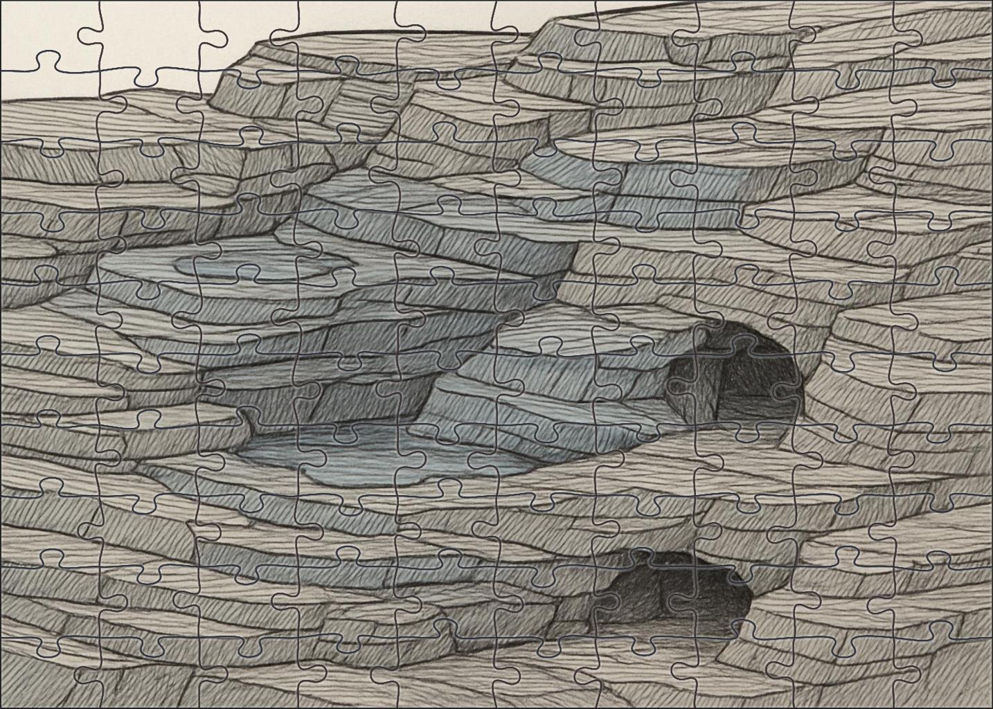 Subterranean Cavern Cross-section Diagram Challenging Puzzles