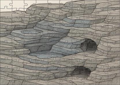 Subterranean Cavern Cross-section Diagram Challenging Puzzles