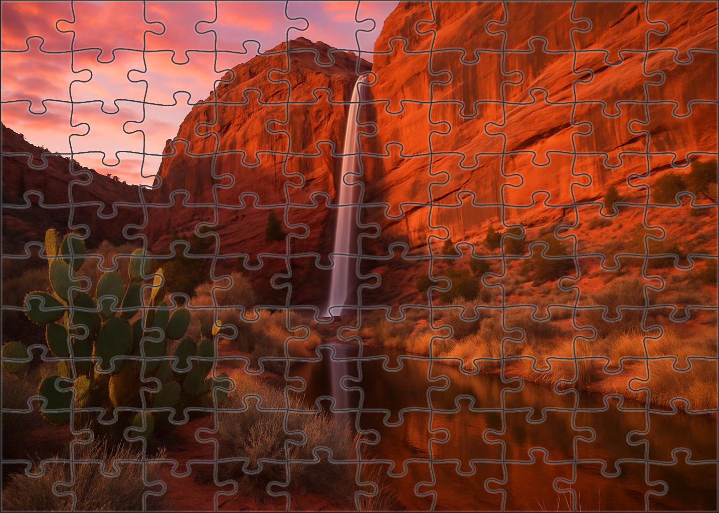 Sunset Amber Veil Family Puzzles