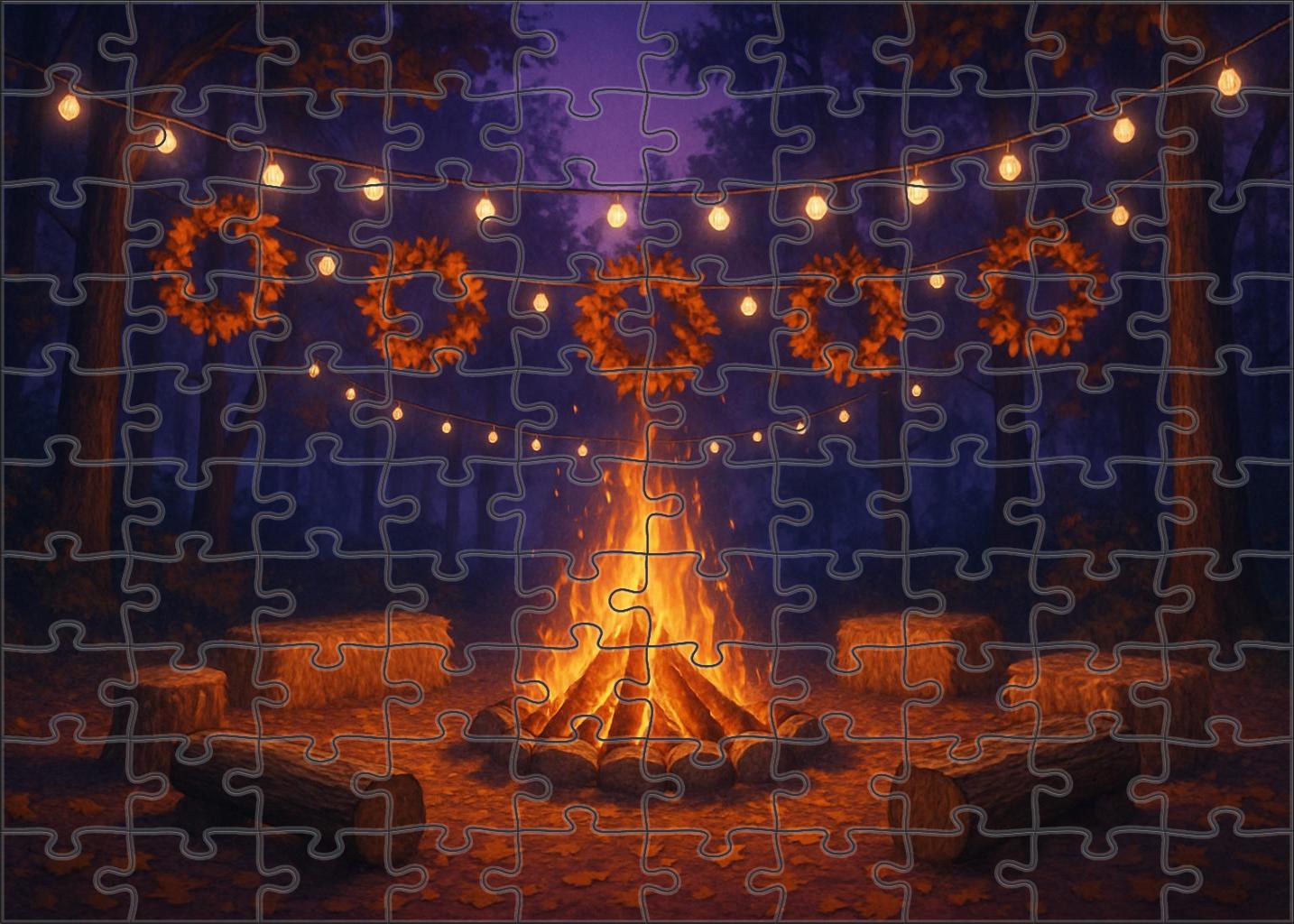 Twilight Harvest Bonfire Family Puzzles