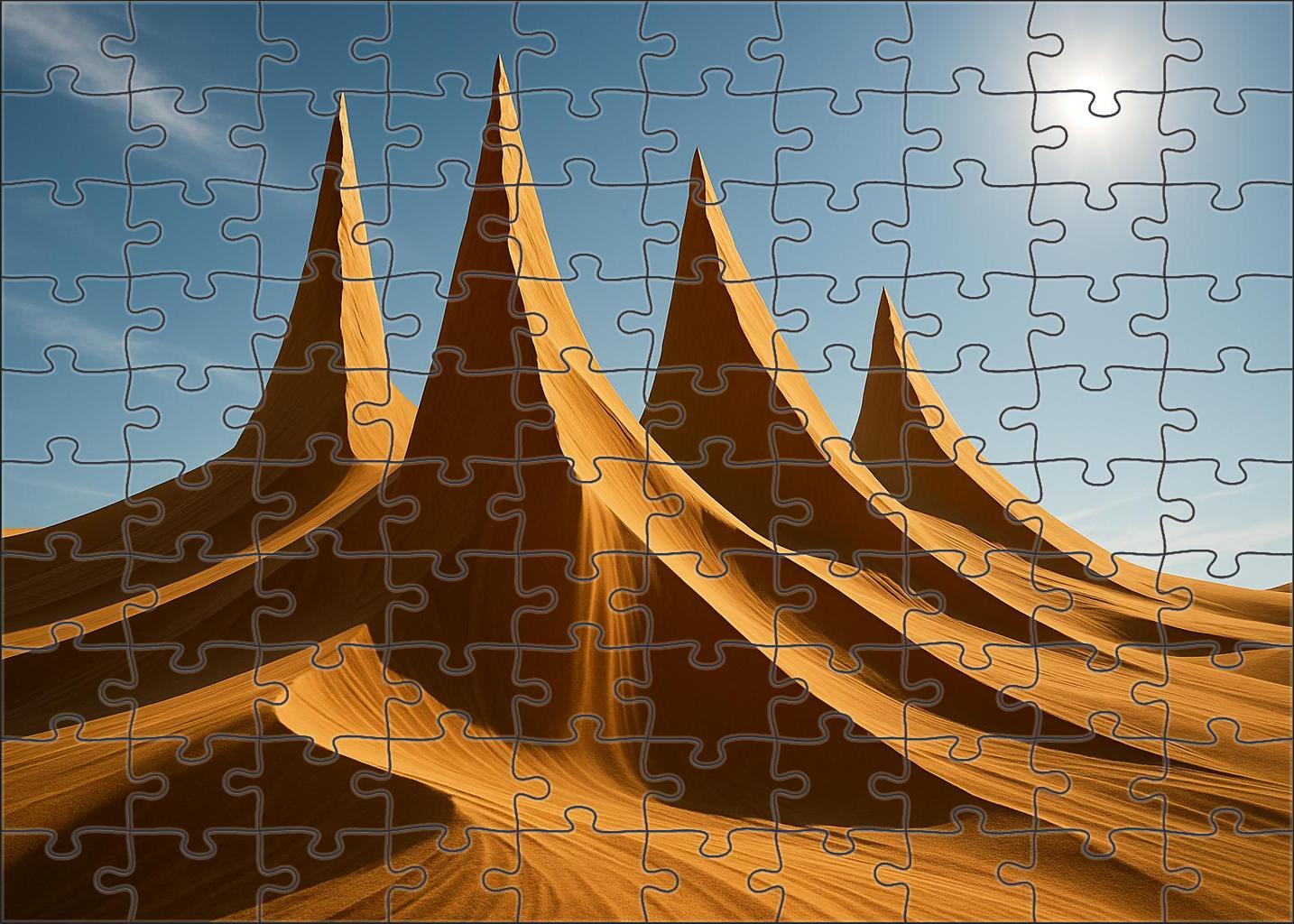 Golden Spire Dunes 1000 Piece Puzzle