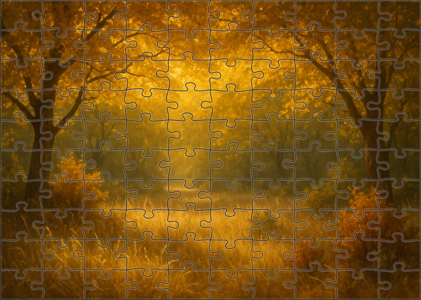 Amber Glow Glade 300 Piece Puzzle