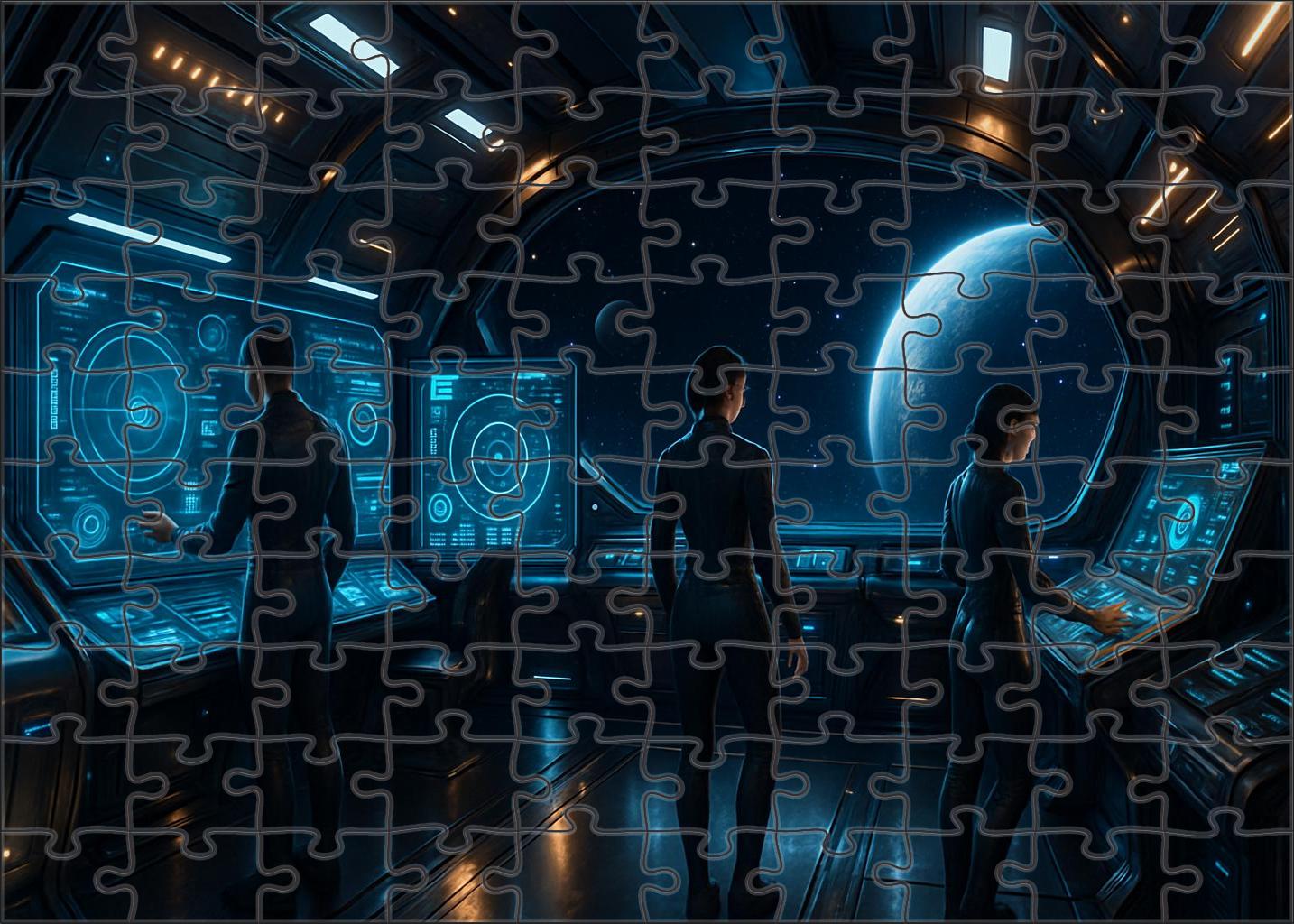 Retro Futurism Cinema Visionary Tales From Yesterdays Tomorrow Custom Jigsaw Puzzle