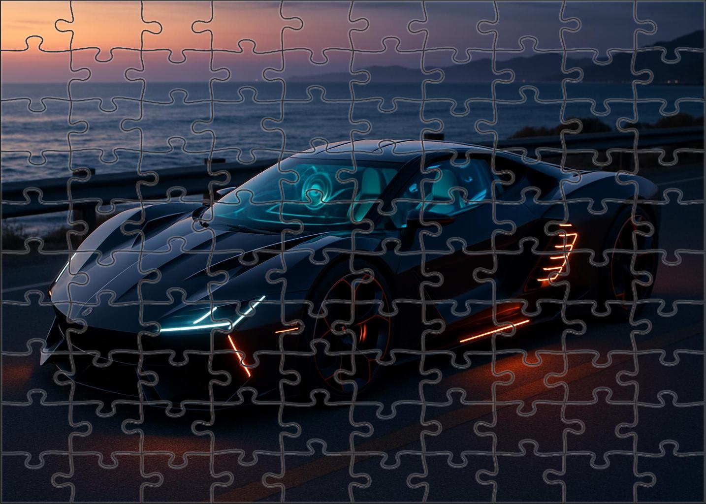 Orion Nexus Hypercar With Hybrid V10 And Cutting-edge Active Aerodynamics Large Format Puzzle