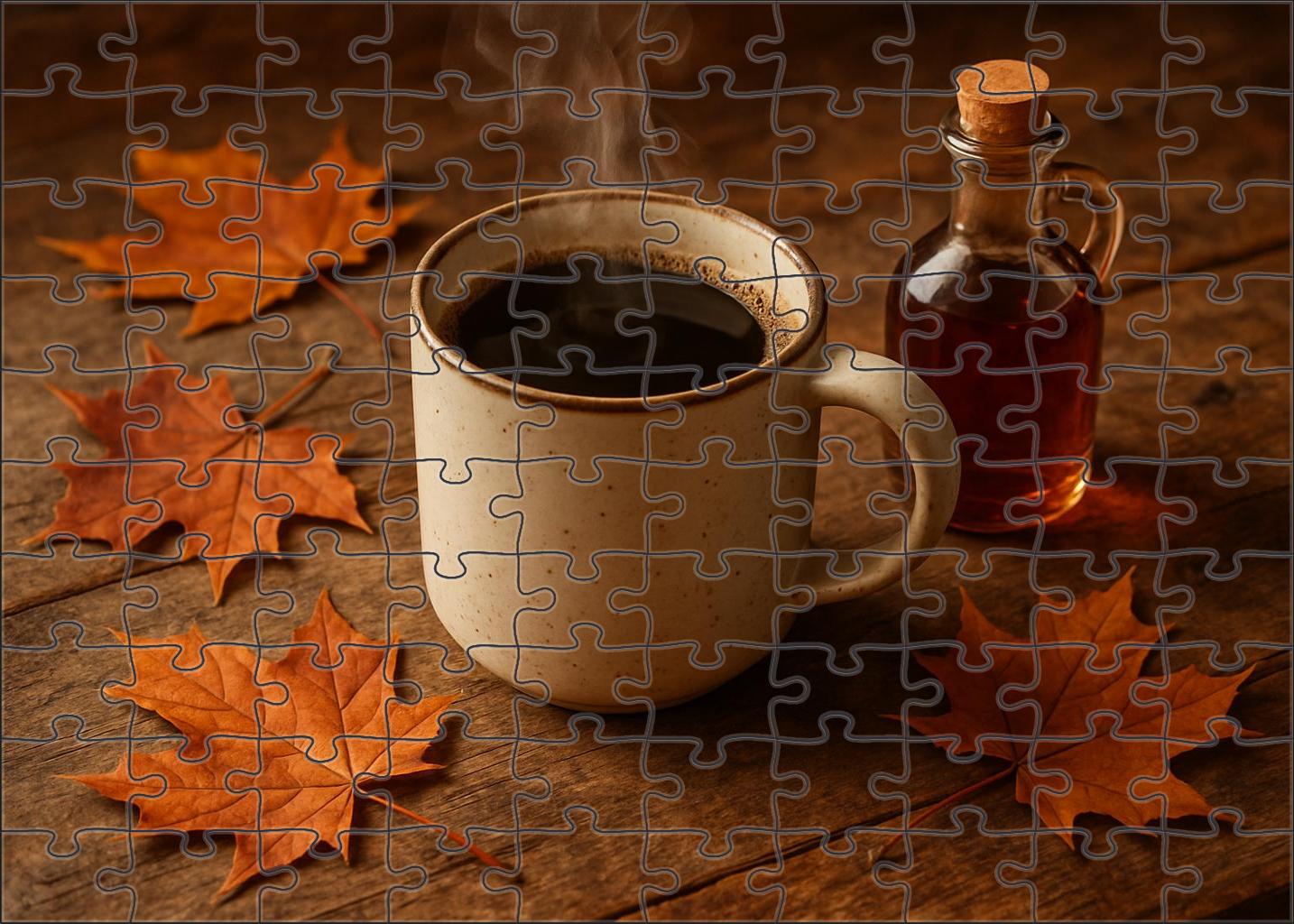 Maple Bourbon Coffee Blend 500 Piece Puzzle