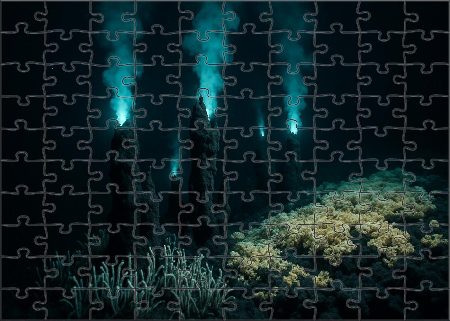 Midnight Hydrothermal Vent Field 1000 Piece Puzzle