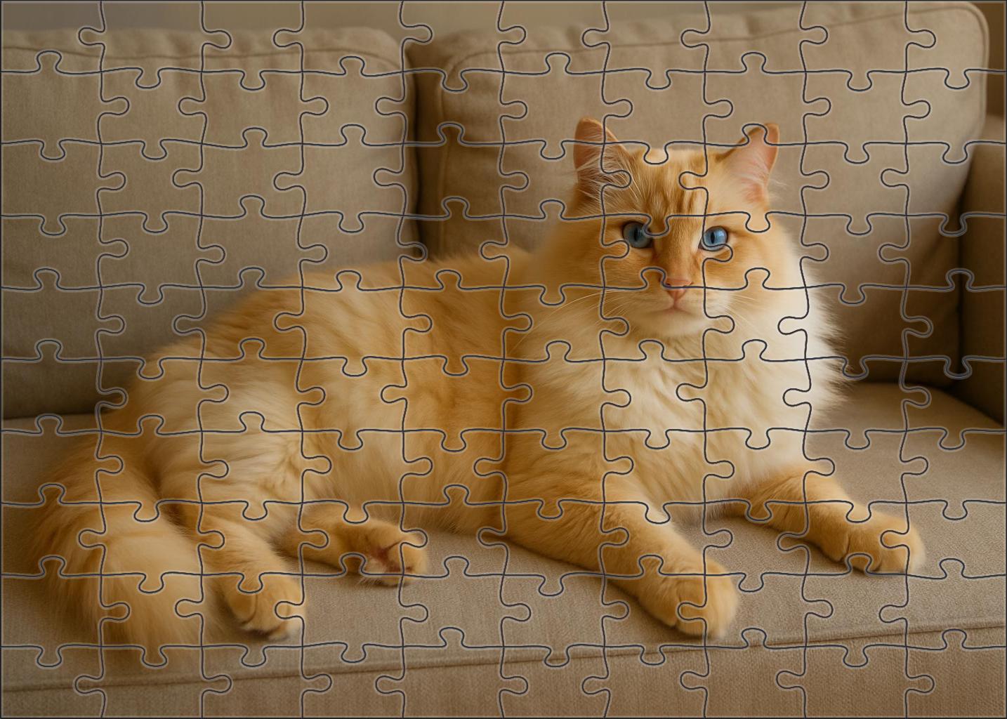 Golden Plush Ragdoll Puzzle Collection