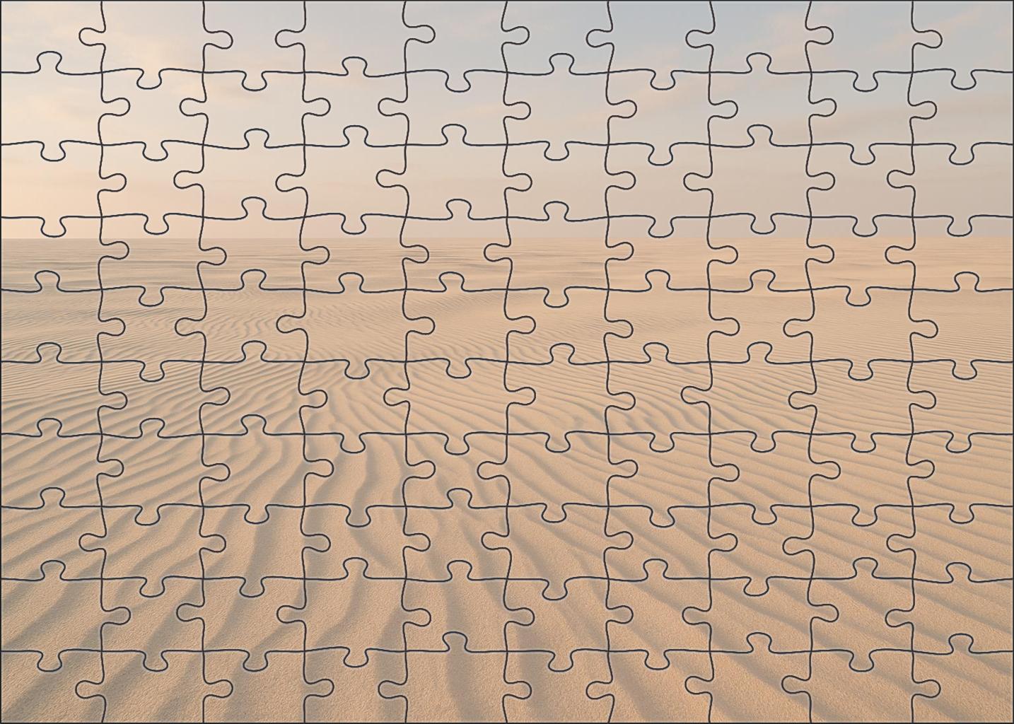 Wind-sculpted Flats Smooth Sands Carved By Steady Breeze Puzzle For Kids