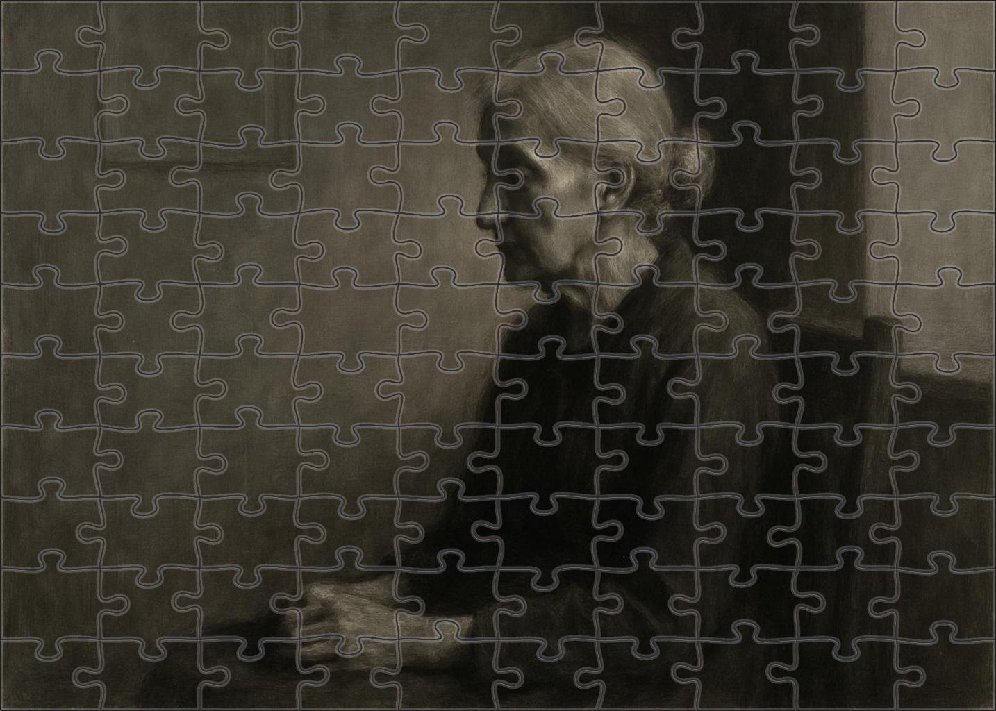 Whistler's Mother Puzzle For Kids