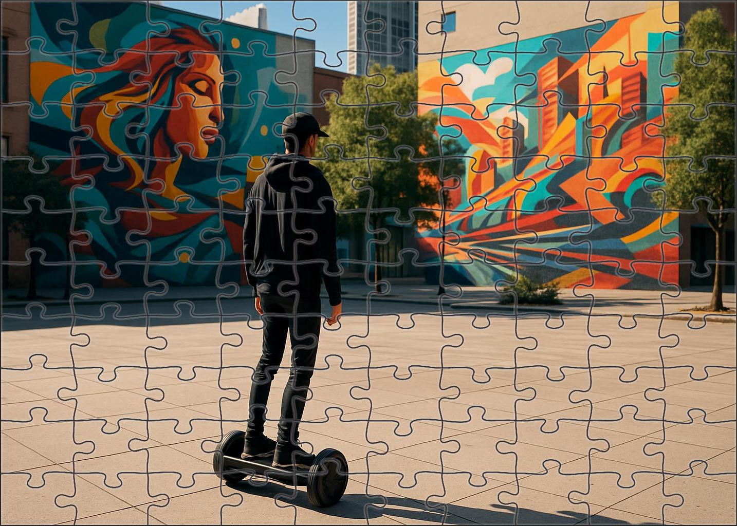 Electric Hoverboard Commuter 500 Piece Puzzle