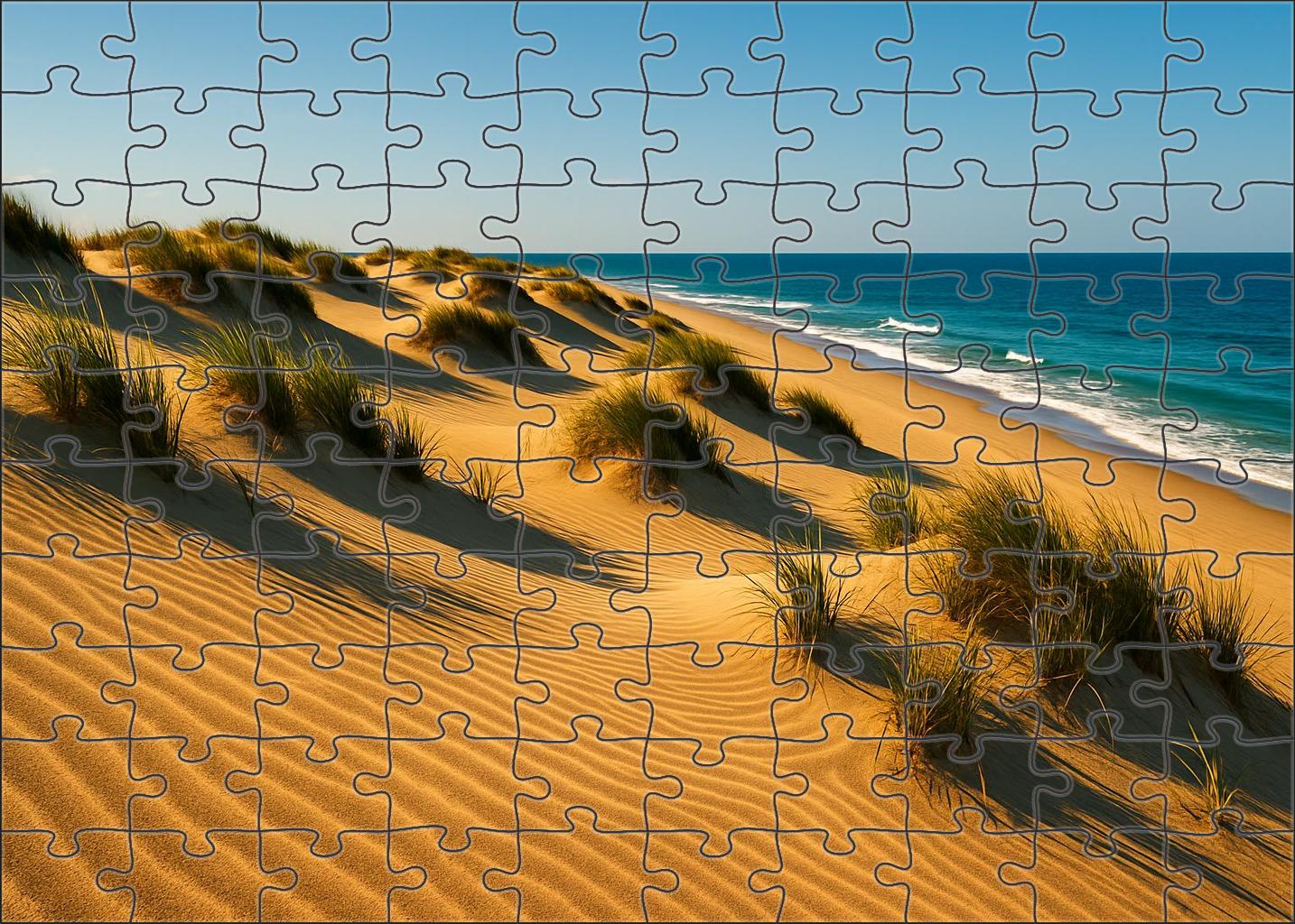 Amber Dunes Coastal Escape 50 Piece Puzzle