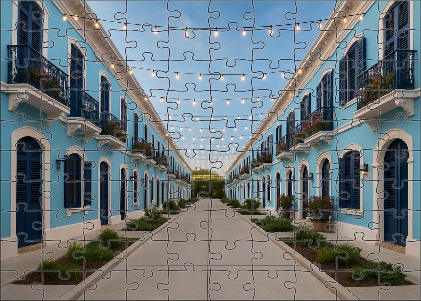 Azure Walk Puzzle For Kids