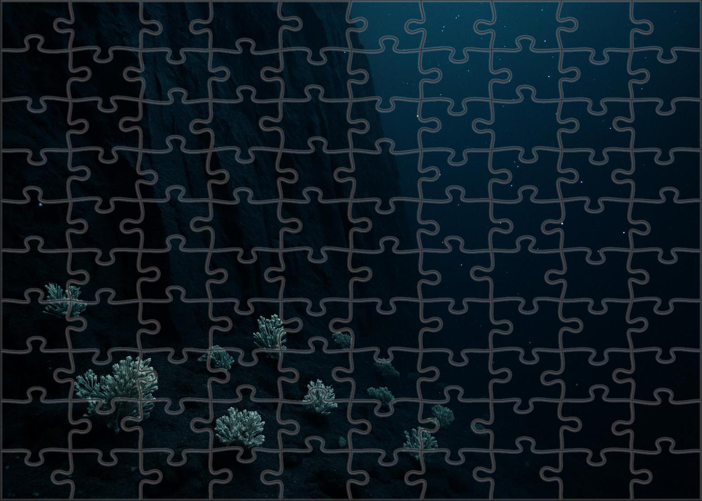 Obsidian Abyss Cliff Steep Black Rock Walls Descending Into Inky Depths Challenging Puzzles