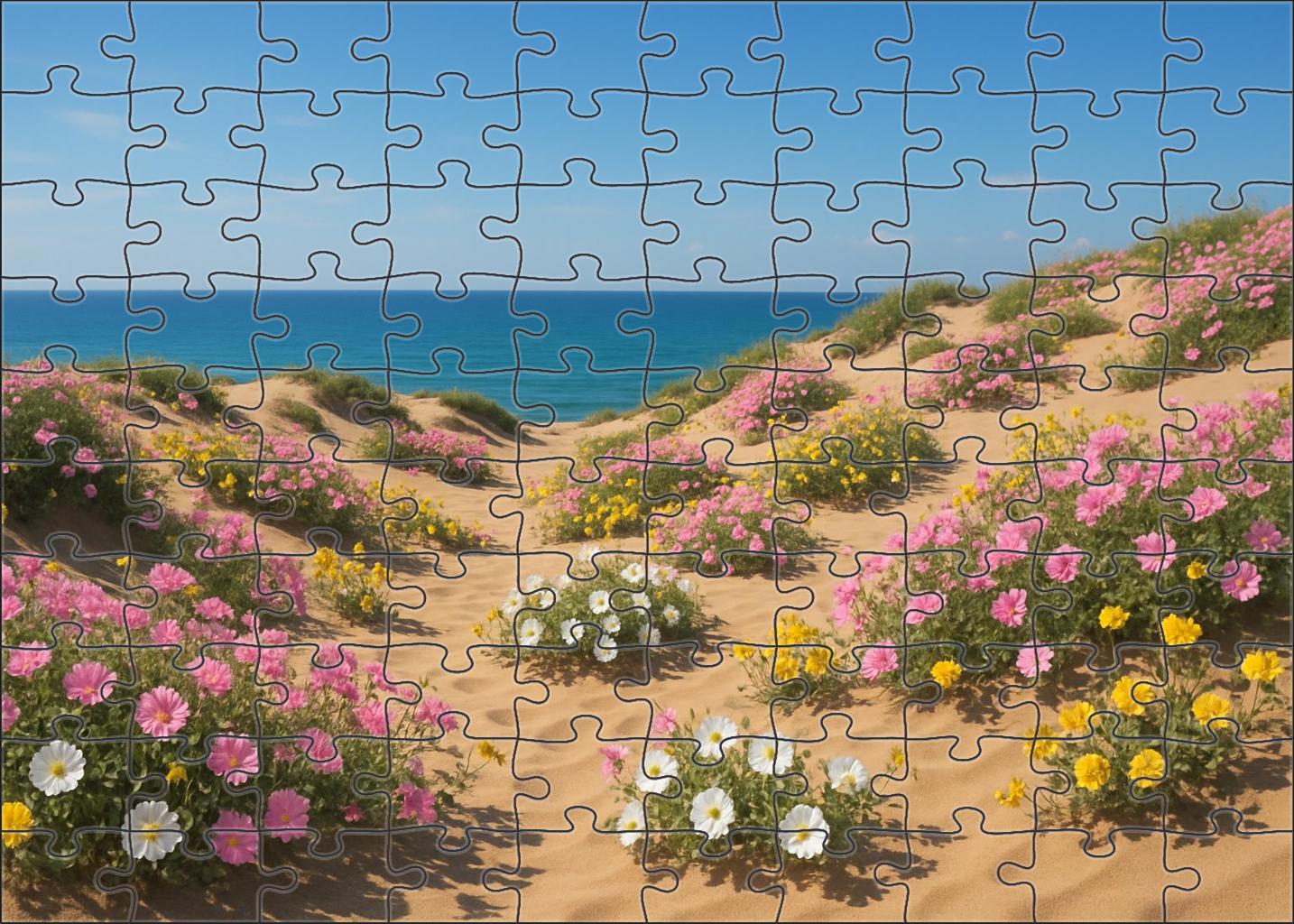 Dune Blossom Shore Puzzle For Adults