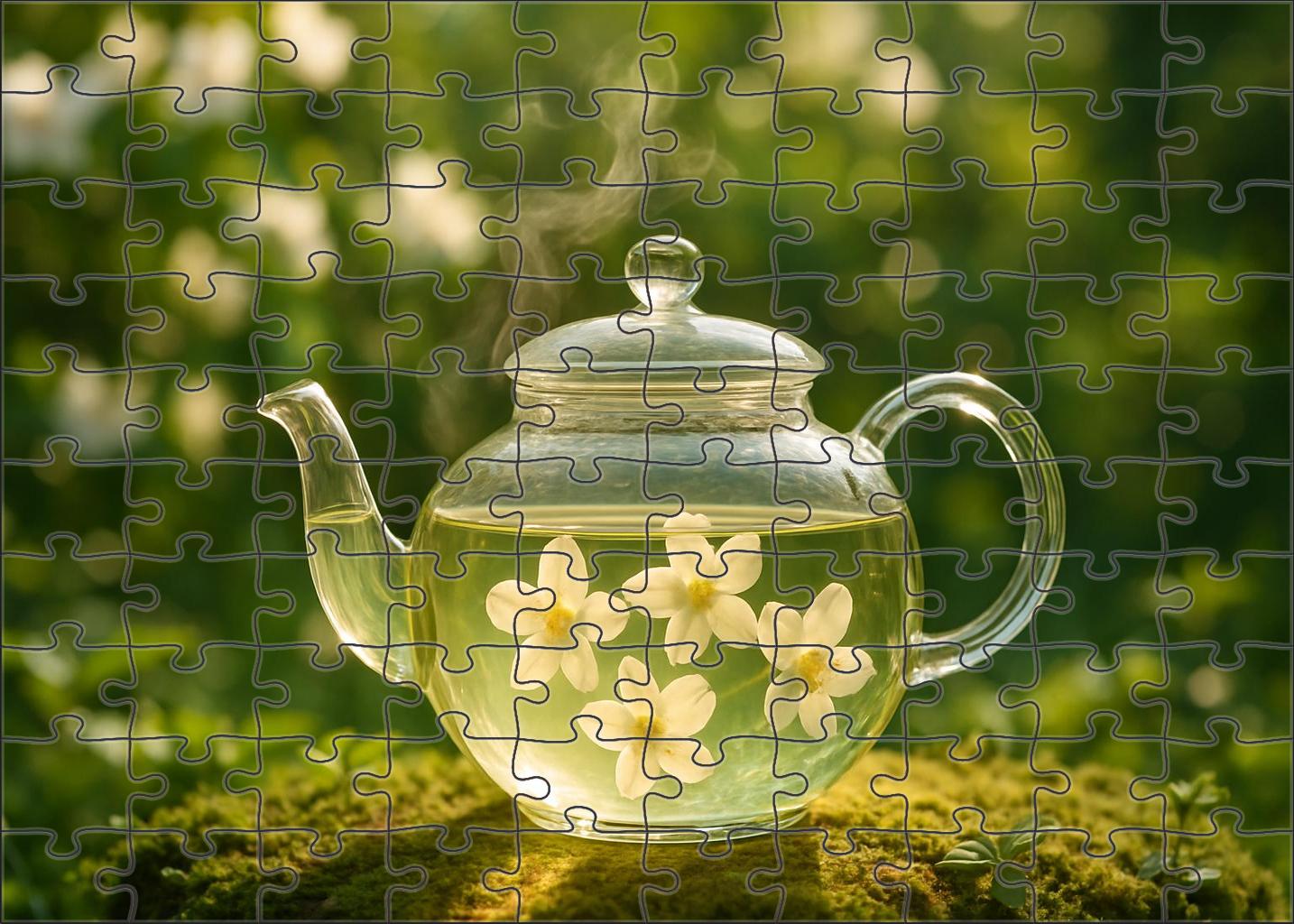 Sunlit Jasmine Whisper 100 Piece Puzzle