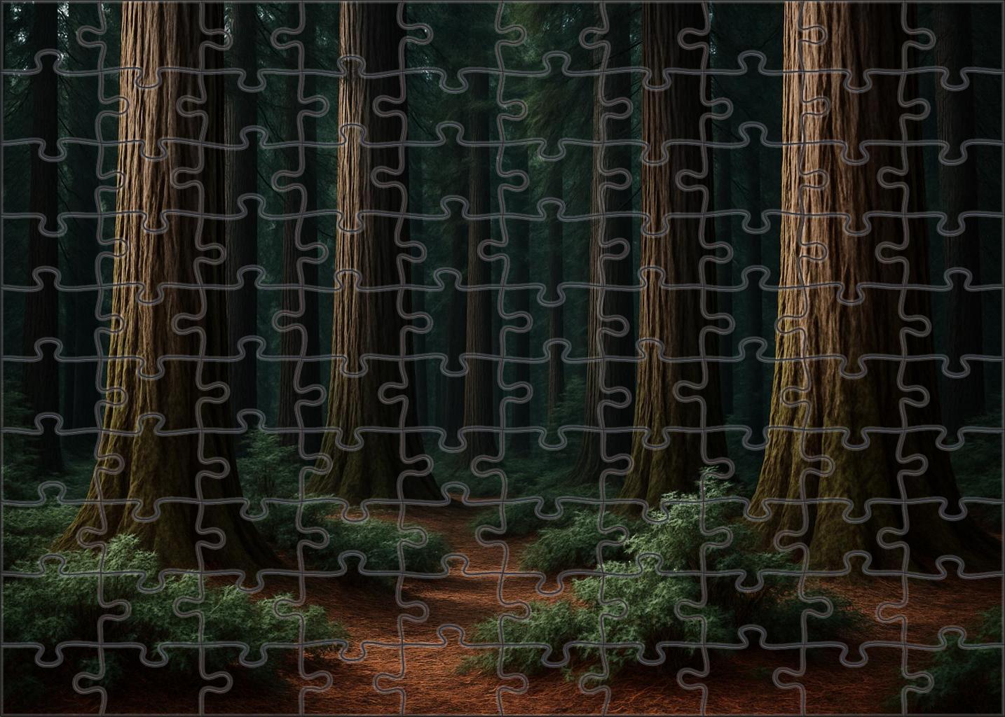 Shadowed Cedar Refuge 300 Piece Puzzle
