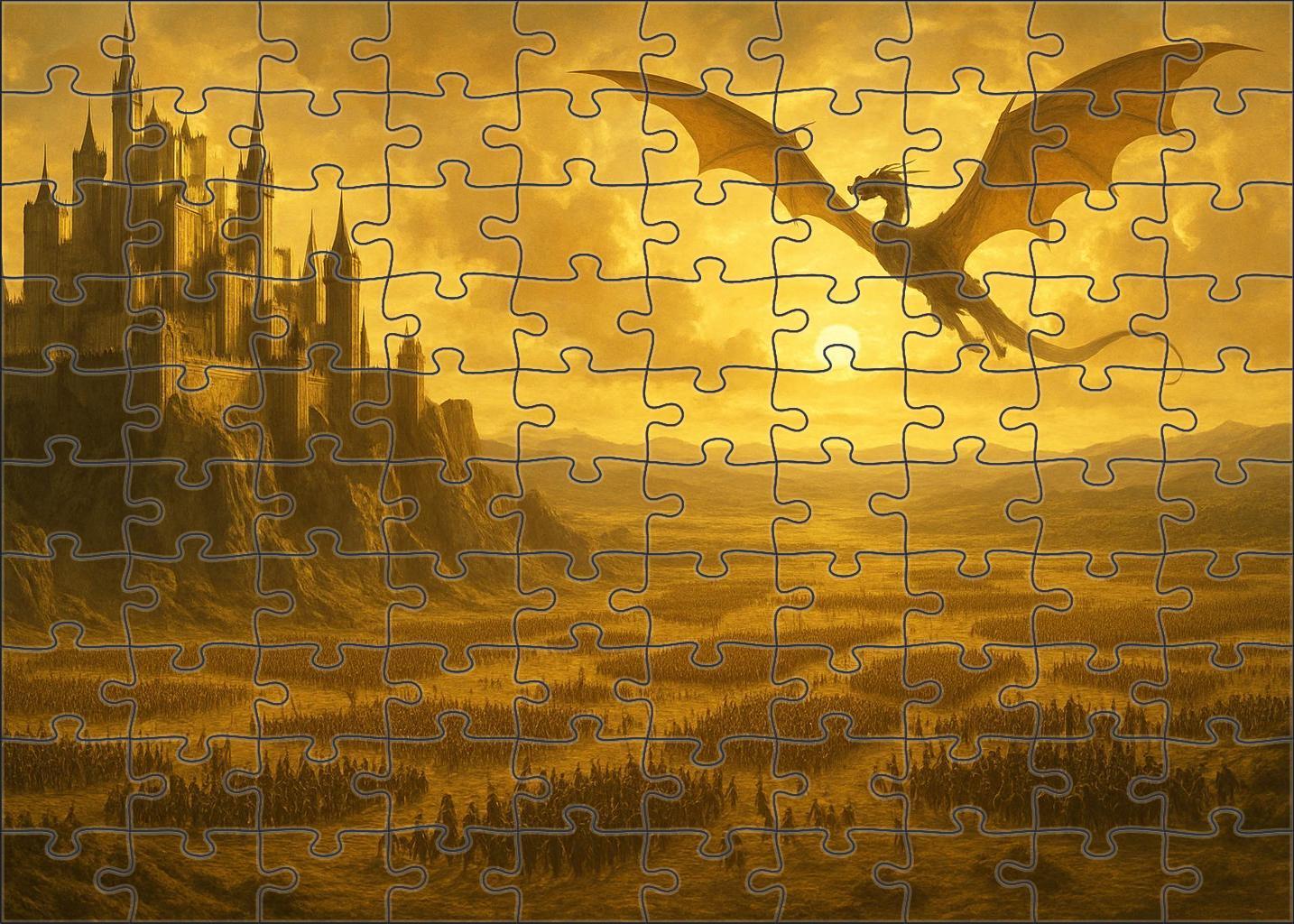 High Fantasy Epic Saga Monumental Battles And Enchanted Realms In Lush Cinematic Detail Easy Puzzles