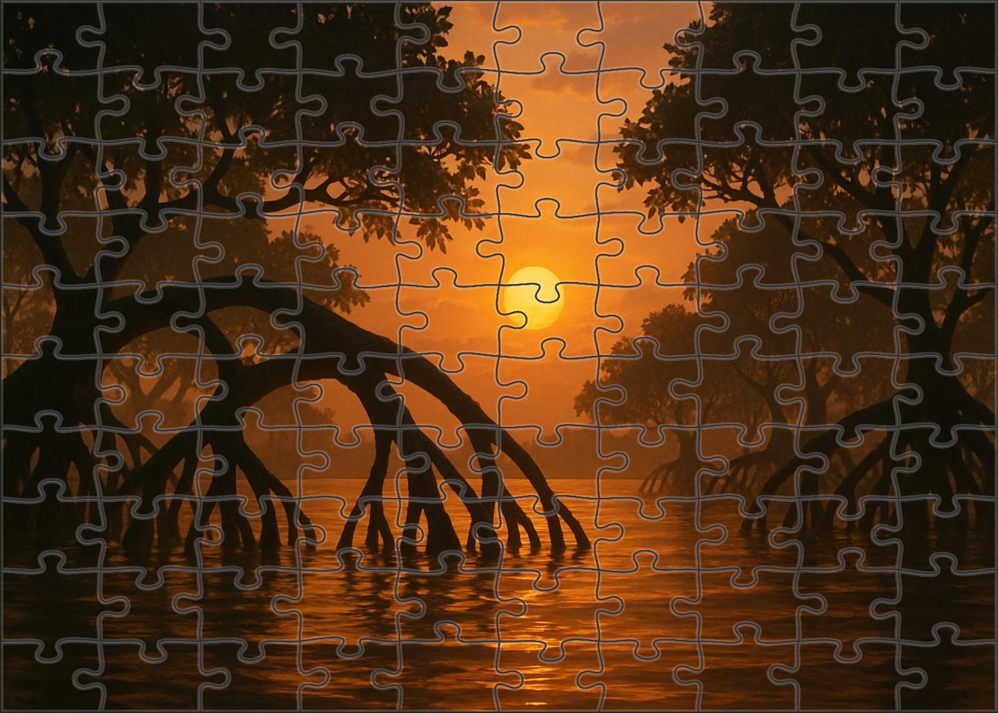 Twilight Mangrove Sanctuary 300 Piece Puzzle