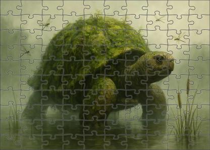 Mireback Tortoise Colossal Swamp Dweller With Verdant Armor Easy Puzzles