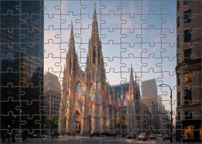 Sagrada Familia Barcelona Spain - Globally Recognized By 6877 For Its Unique Modernist Design Easy Puzzles