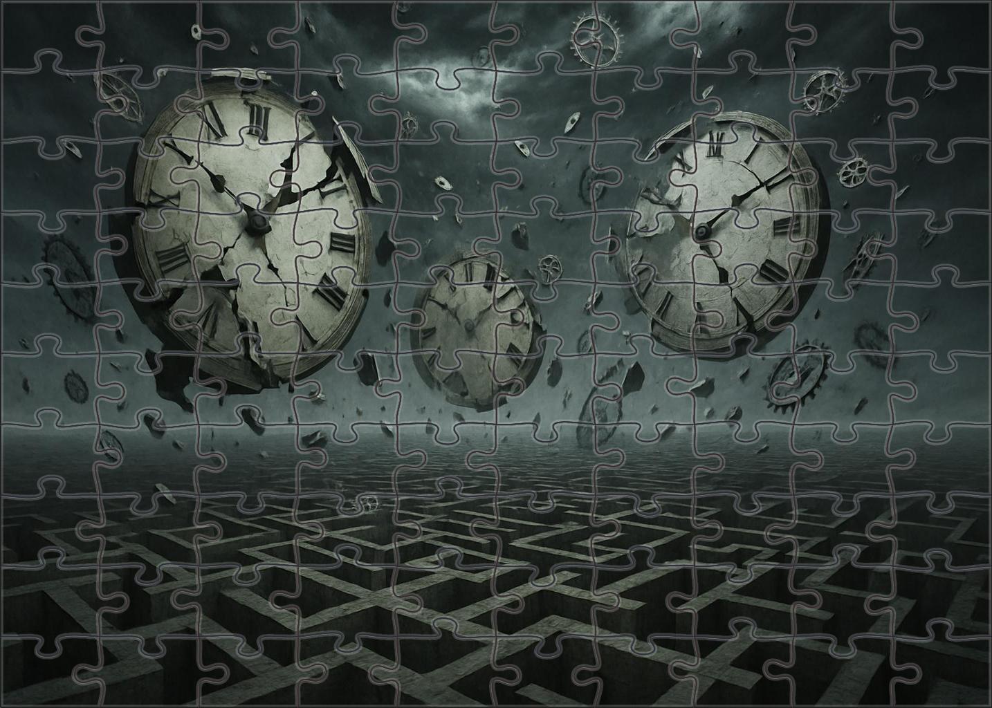 The Clockmaker's Labyrinth Of Shattered Seconds 300 Piece Puzzle