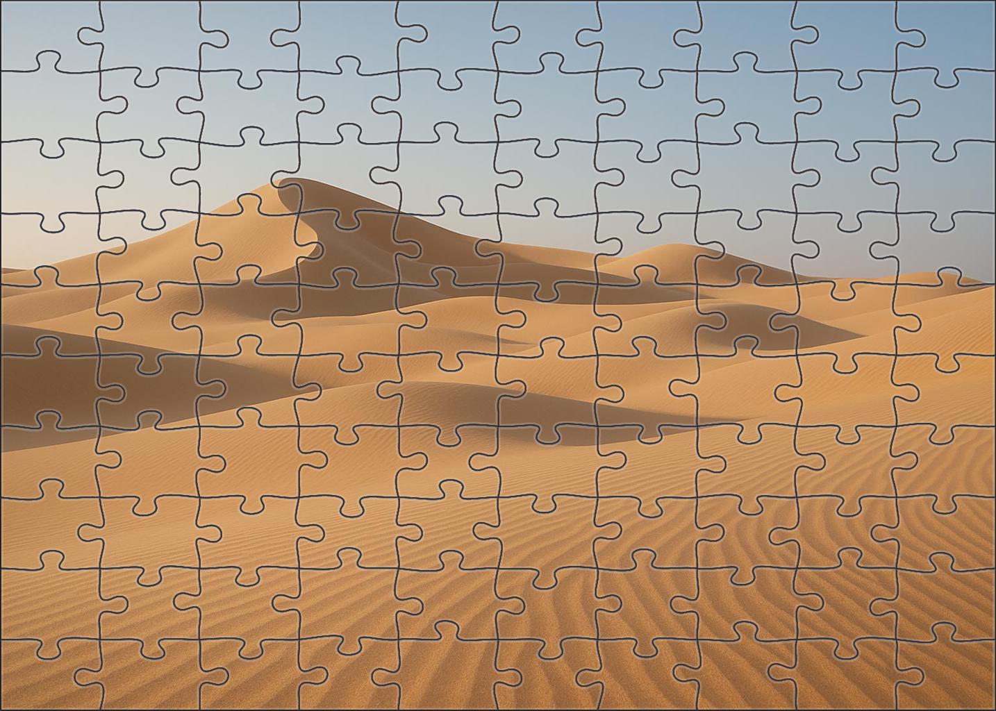 Golden Veil Basin Soft Sands Draped In Morning Light 500 Piece Puzzle